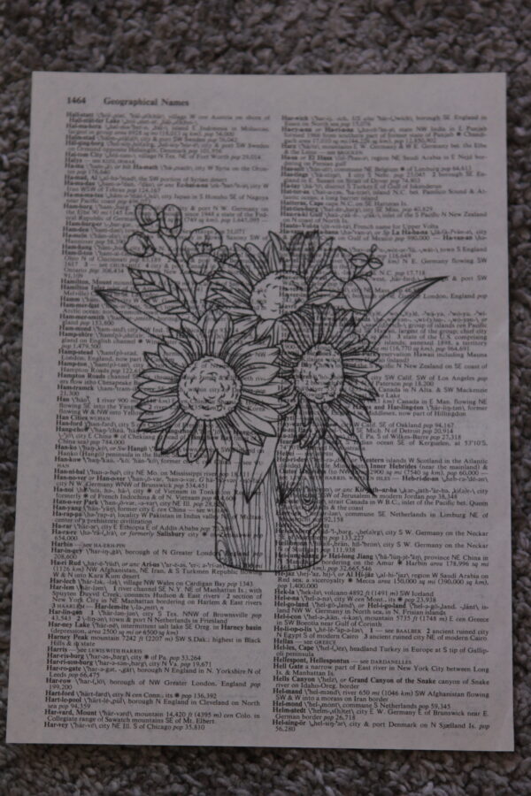 Bouquet Dictionary Prints